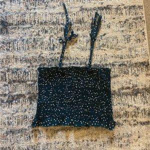 Forest green tube top